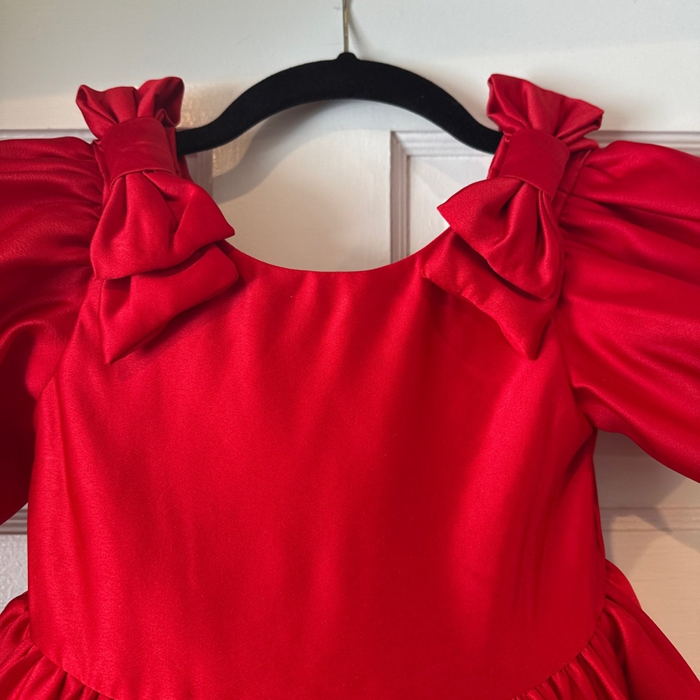 Janie and Jack Vibrant Red Dress - Picture 3 of 6